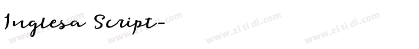 Inglesa Script字体转换